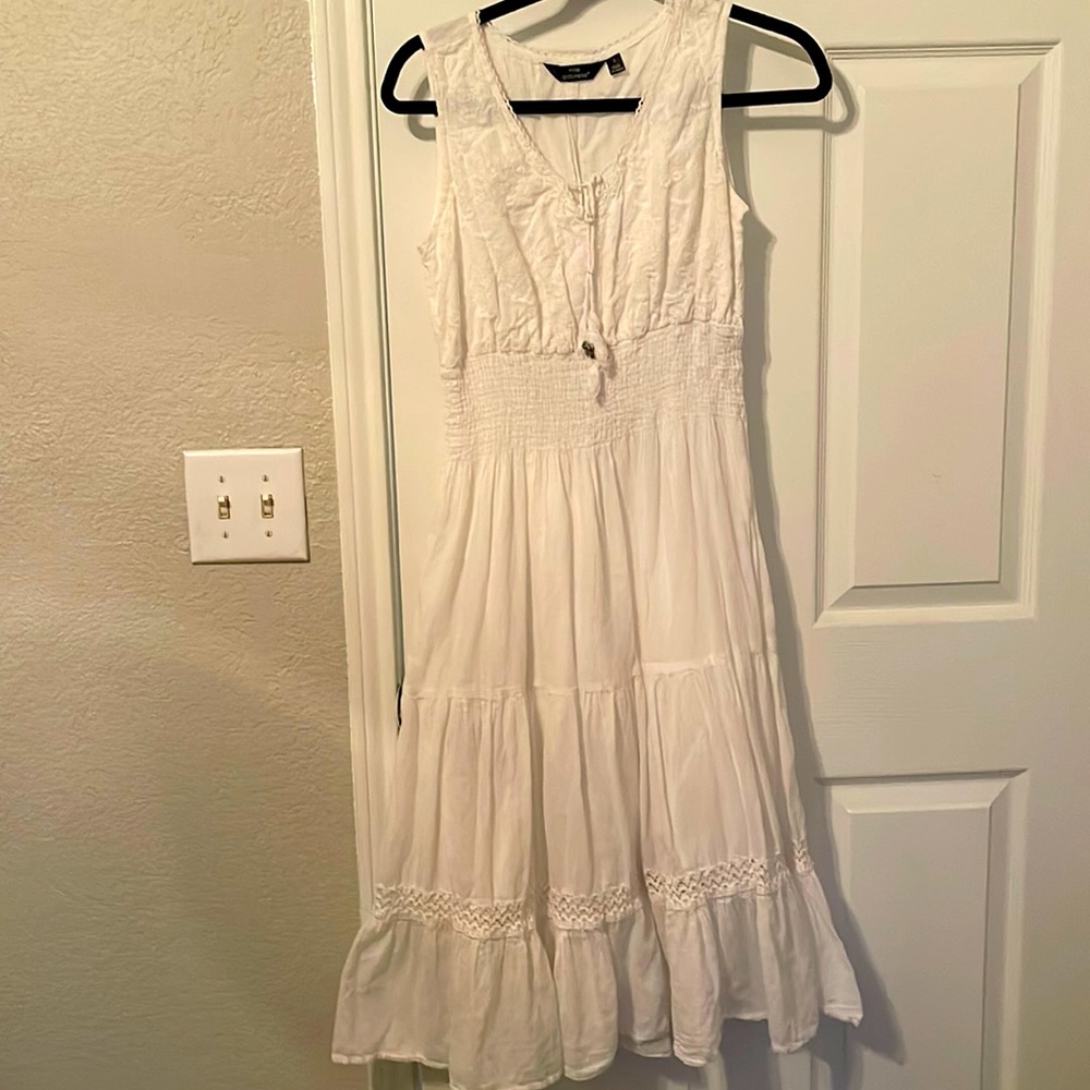 White Midi Dress